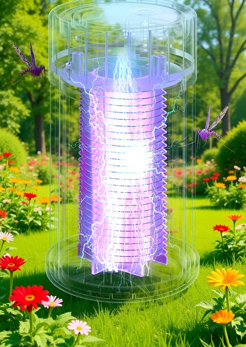 Ultra-quiet mosquito lamp in modern bedroom