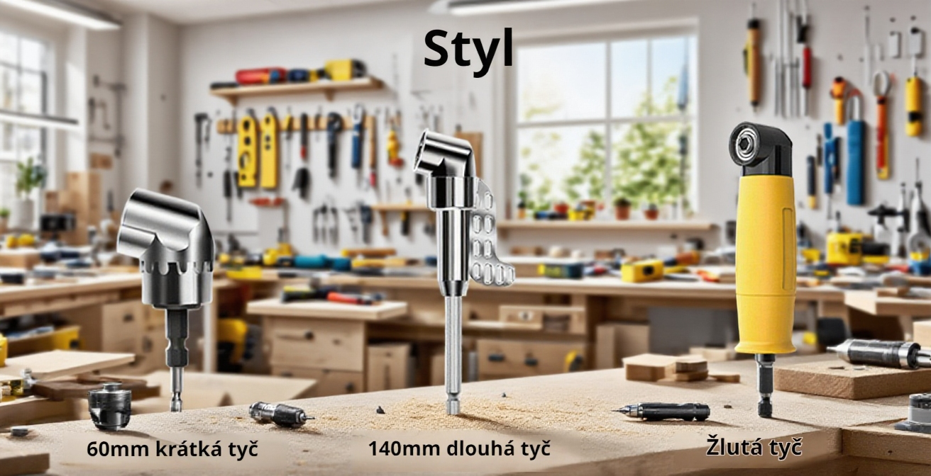 Kompatibilita převodníku s různými šroubováky