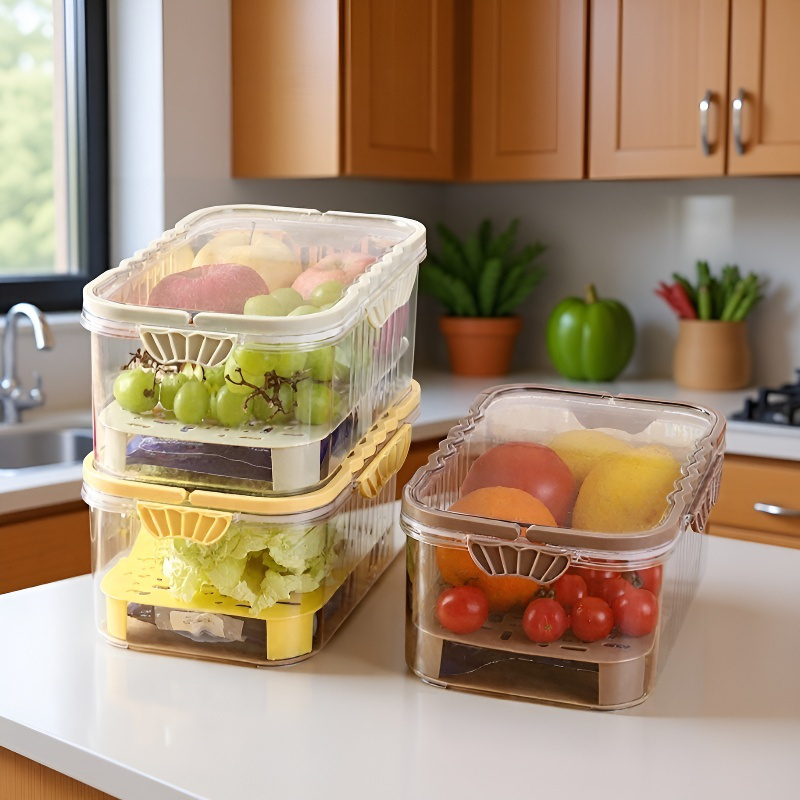 Caja de almuerzo con compartimentos y refrigeración