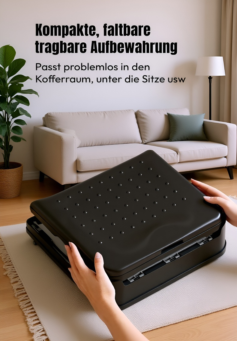 Robuste und hygienische tragbare Toilette für unterwegs