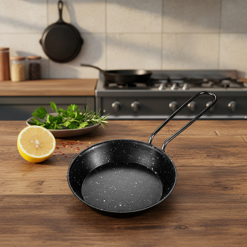 Portable Foldable Outdoor Nonstick Stainless Steel Pan