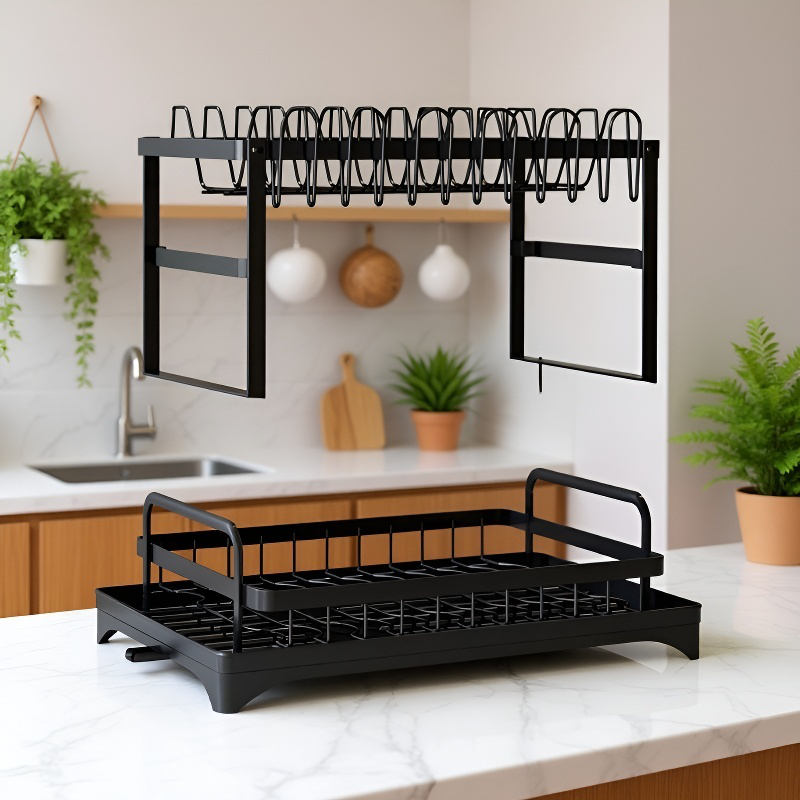 Multifunctional dish rack