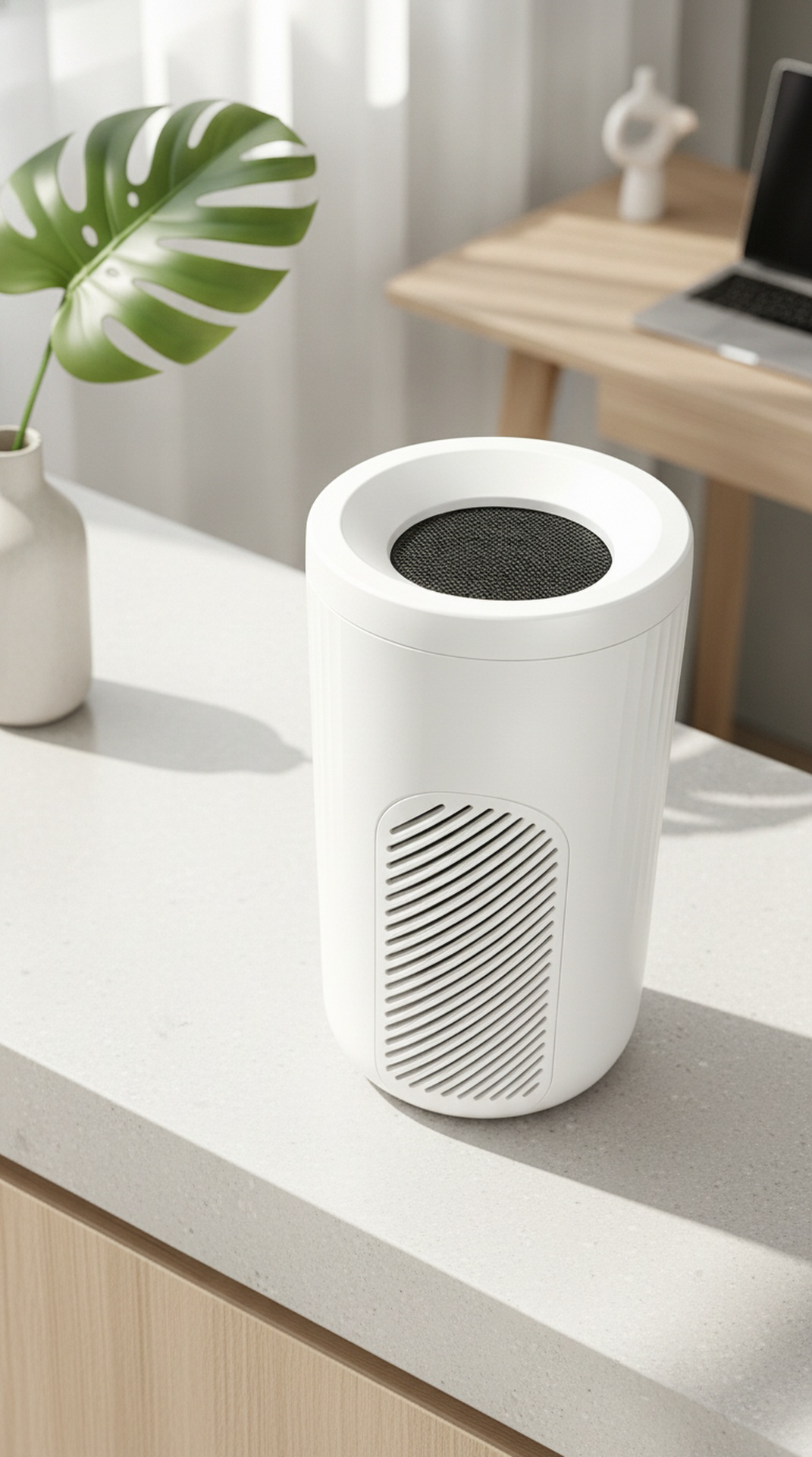 Energy efficient air purifier for small spaces