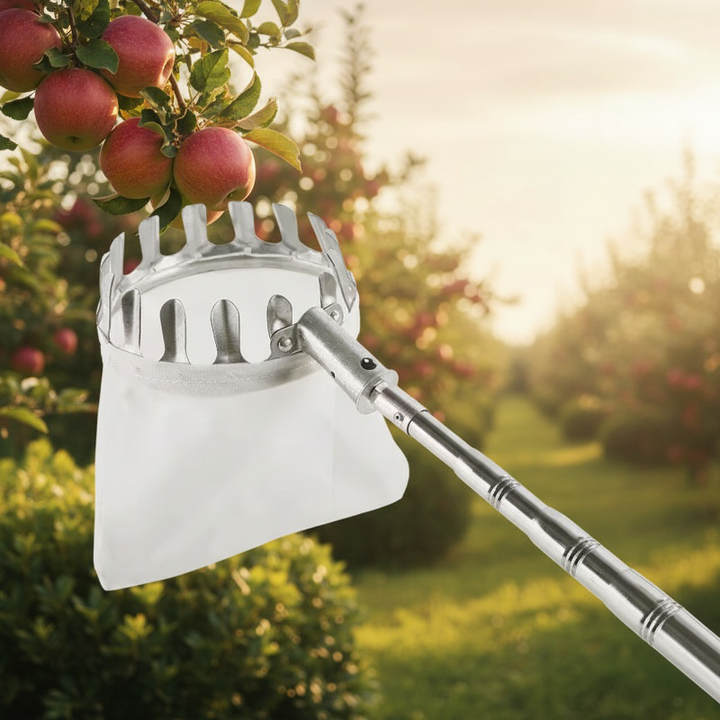 Telescopic Handle Fruit Picker for High Branches