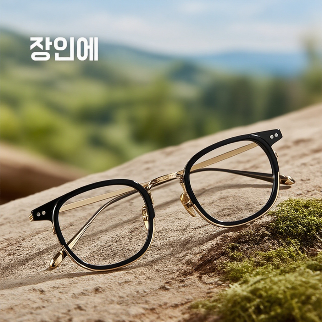 남성 근시 안경 순티타늄 초경량 빈티지 안경테