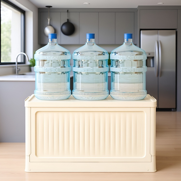 차량용 수납함 가정용 플라스틱 수납함 접이식 소품 수납함 자가용 겸용 수납함 아웃도어 캠핑 회전 정리함