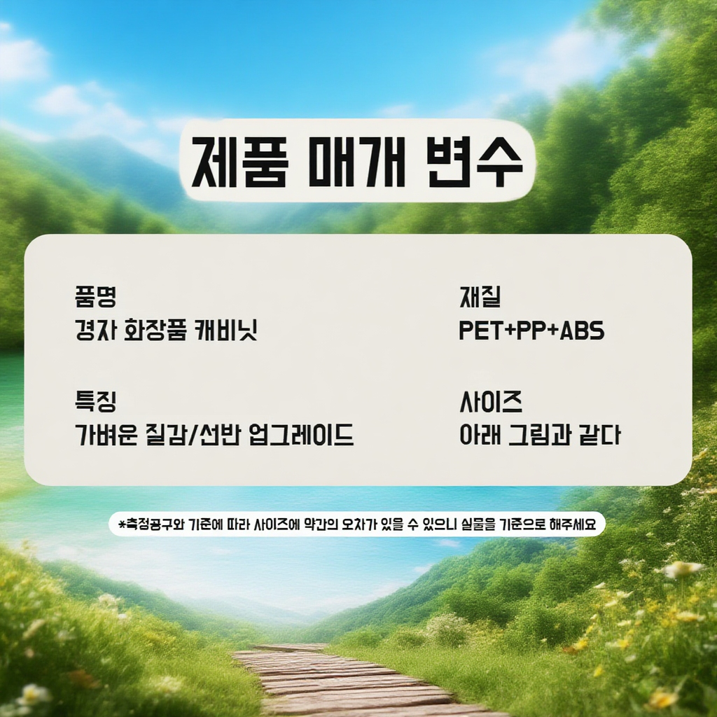 화장품 데스크탑 수납함 서랍 정리대