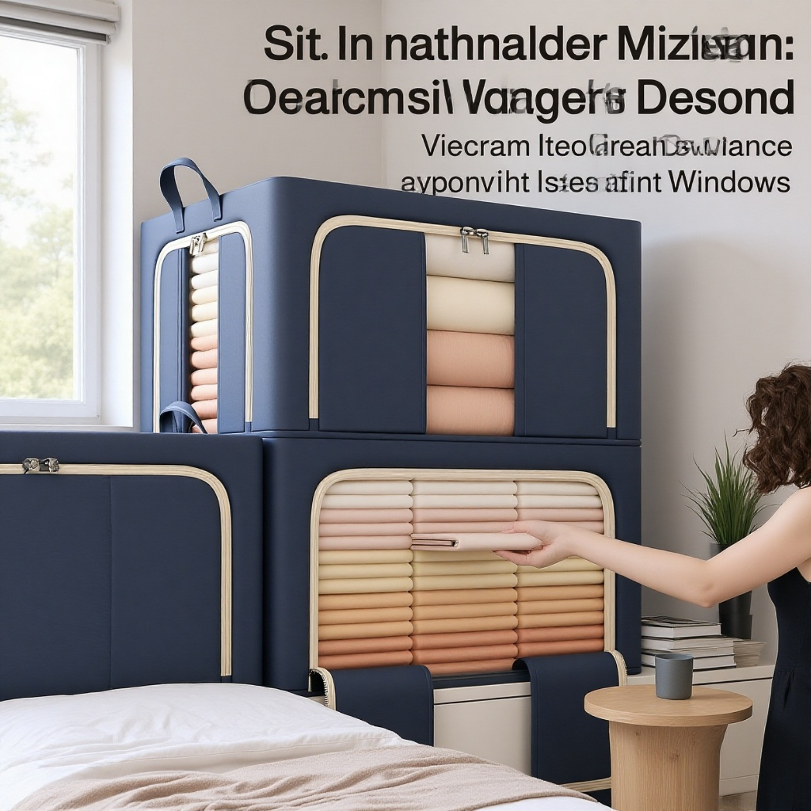 Large Capacity Oxford Cloth Storage Box