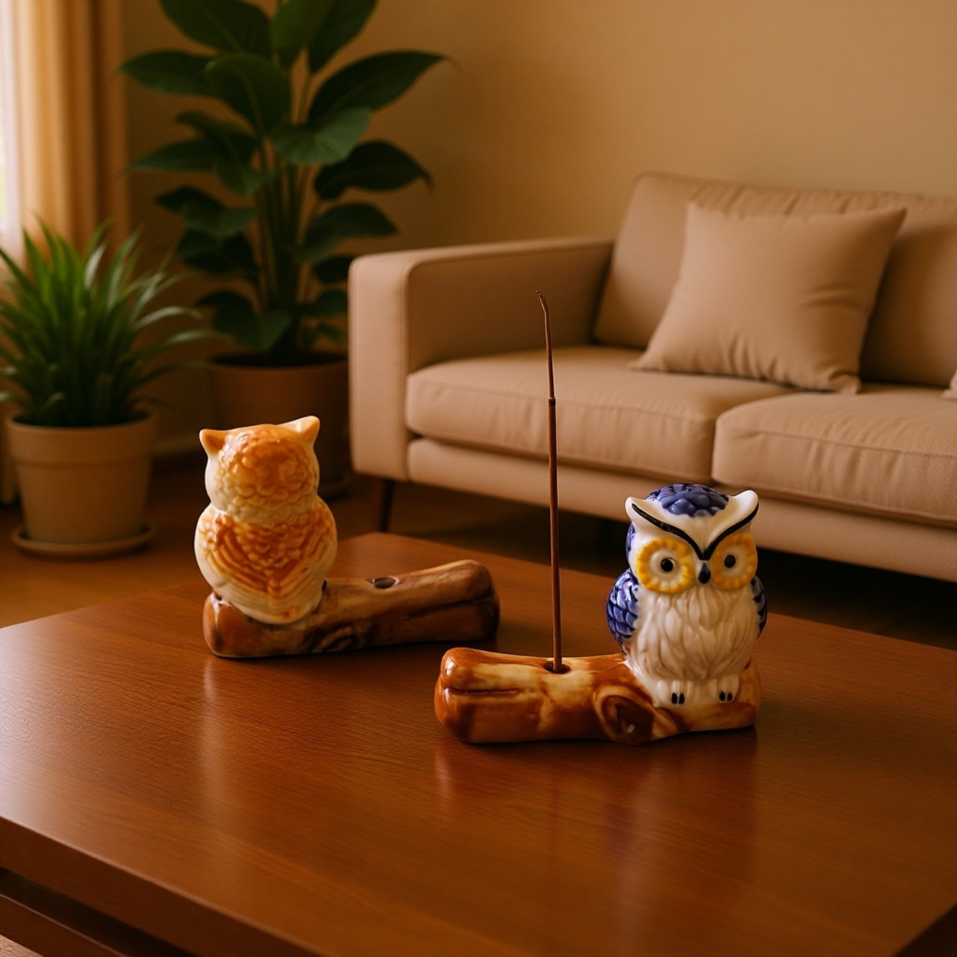 携帯用ミニお香ホルダーの使い方イメージ