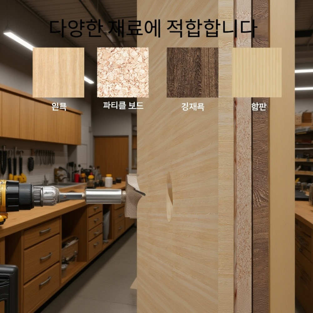 삼치 홈 트임 작업에 사용되는 합금 홀더