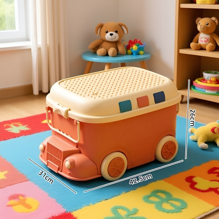 Niedliche Lokomotive Spielzeug-Aufbewahrungsbox