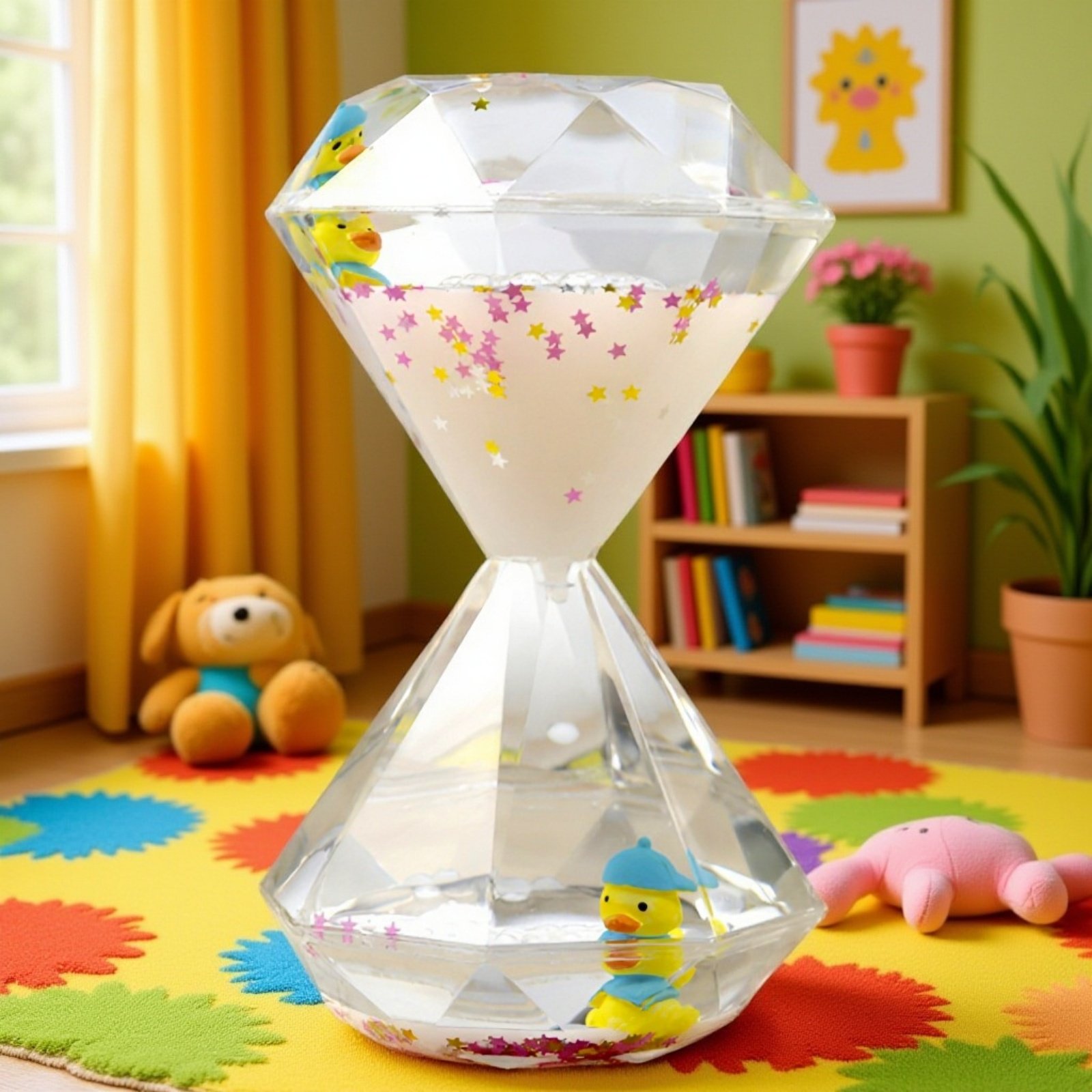 部屋装飾に最適なクリエイティブリキッド砂時計