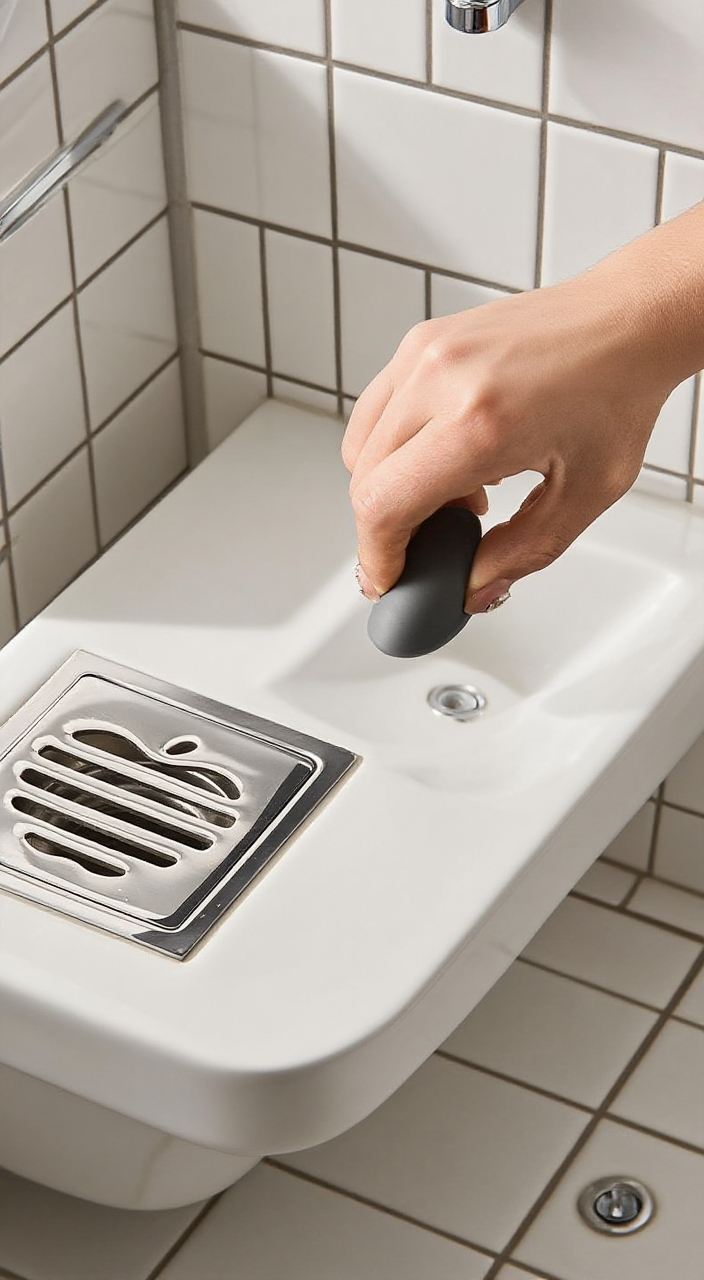 Silikonová podložka zabraňující zápachu z odpadu