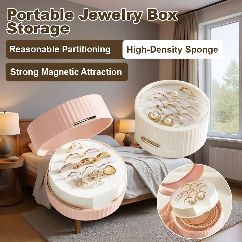 Portable Magnetic Jewelry Storage Box