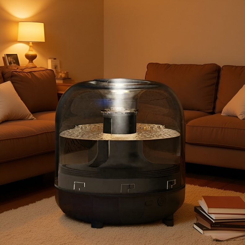 Humidificador y purificador de aire para dormitorio, apto para embarazadas, gran niebla, silencioso
