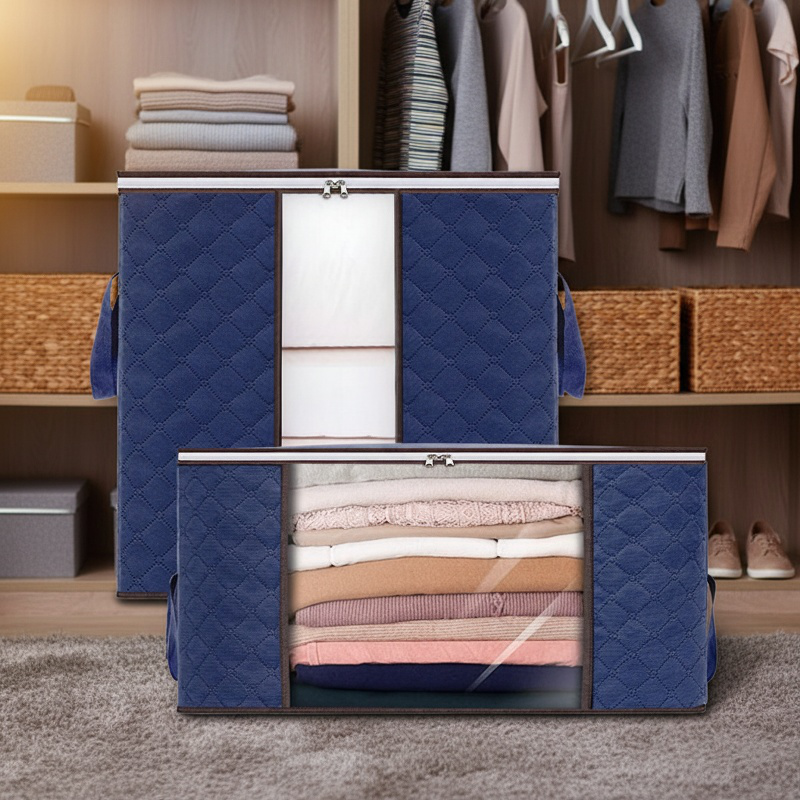 Durable non-woven fabric storage bag