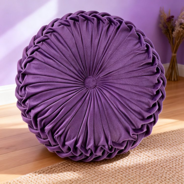 ベッド、ソファ、腰当て、オフィス、クッション、背もたれなどに使える手作りカボチャのクッション