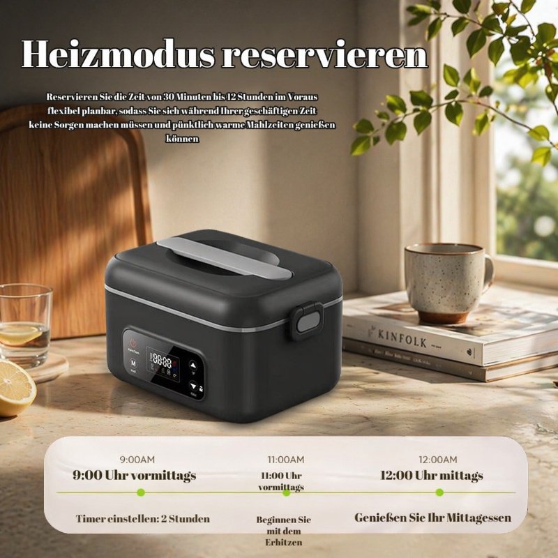 Tragbare Wasserlose Elektrische Warmhalte-Lunchbox, geeignet für USB-Auto