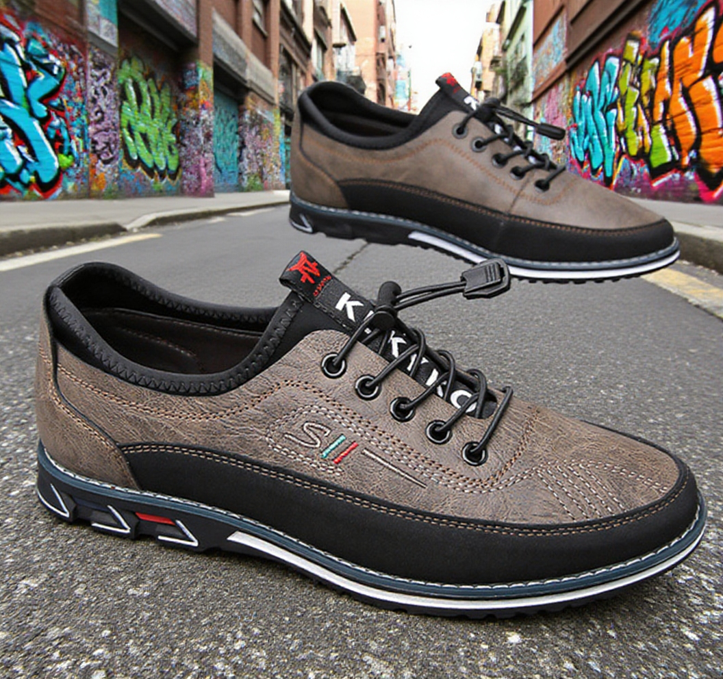 平底ワークシューズ 横からの写真