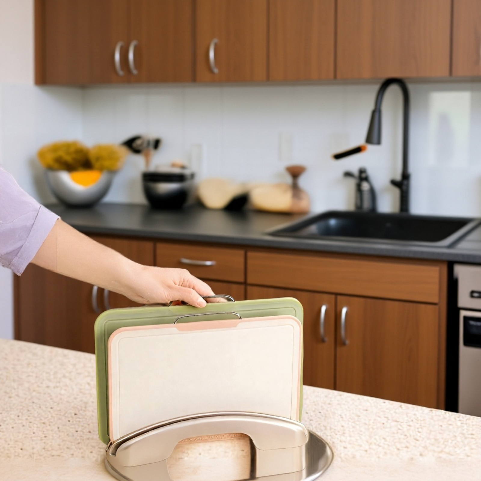 식기세척기 사용 가능 컬러 분류 도마 세트