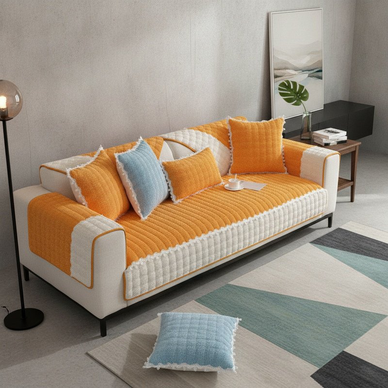 Verdickte Cord-Sofa Matte, Waschbar für Zuhause