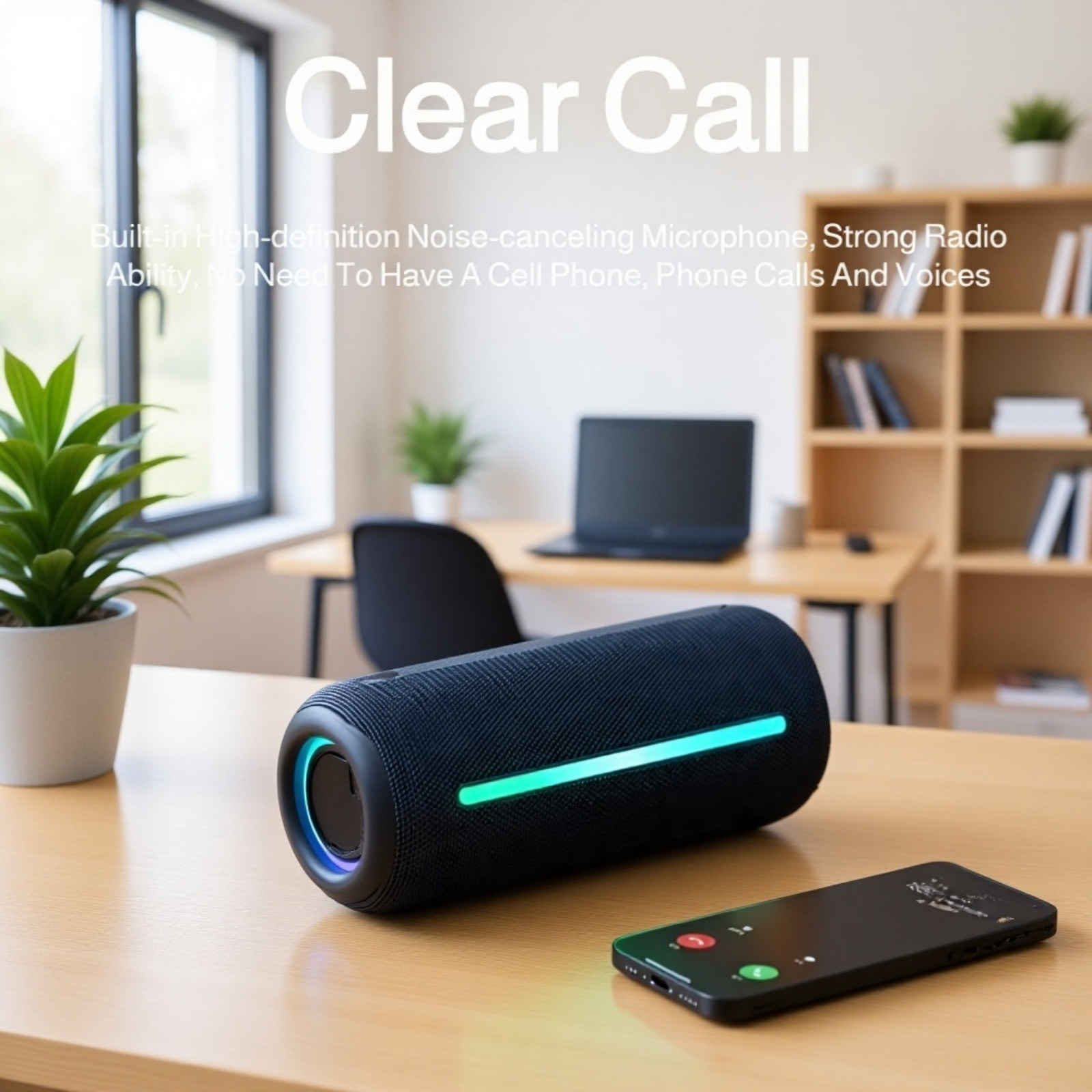 Bluetooth speaker for home and outdoor entertainment