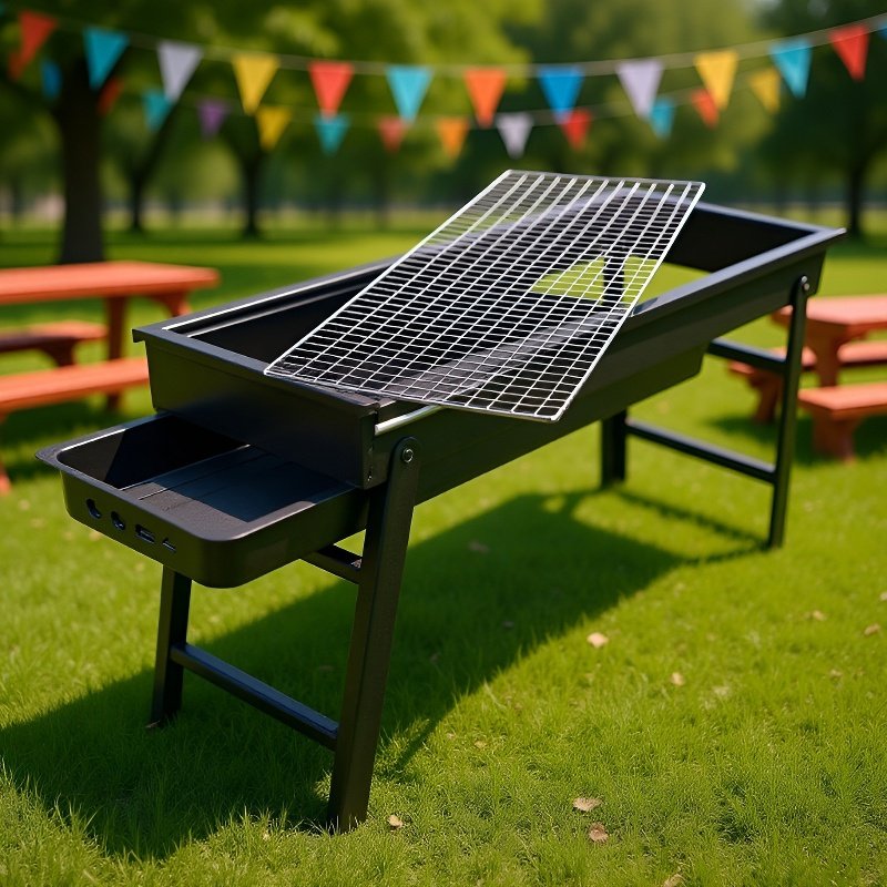 소형이면서 넉넉한 조리 공간을 제공하는 그릴