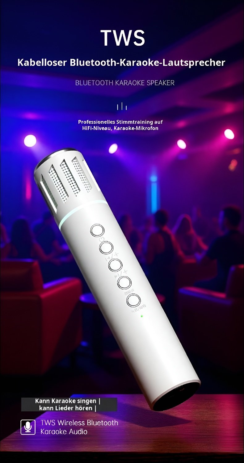 Bluetooth Audio und Mikrofon All-in-One Funkmikrofon Produktansicht