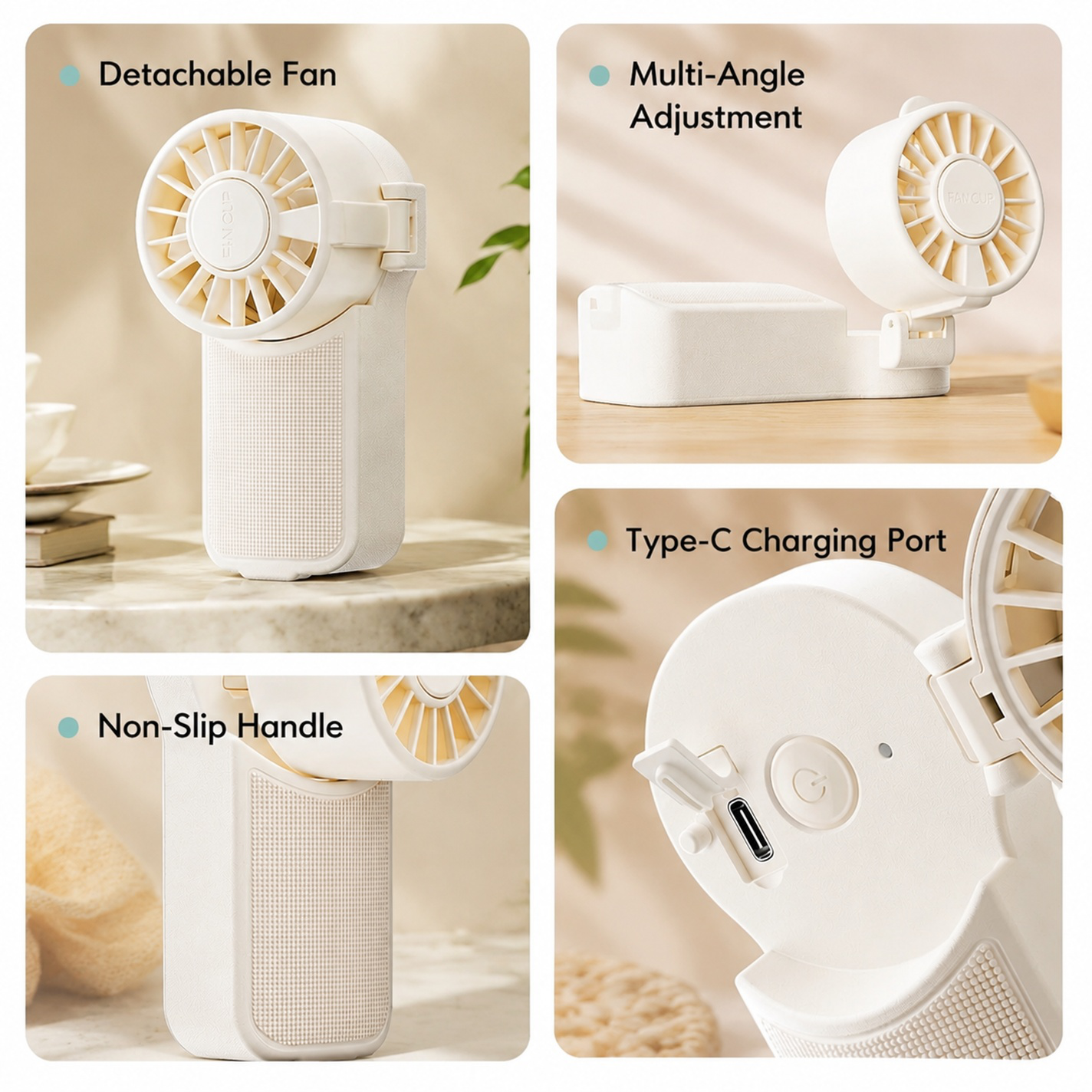 Multifunctional Fan Water Cup for Students Outdoor Cooling