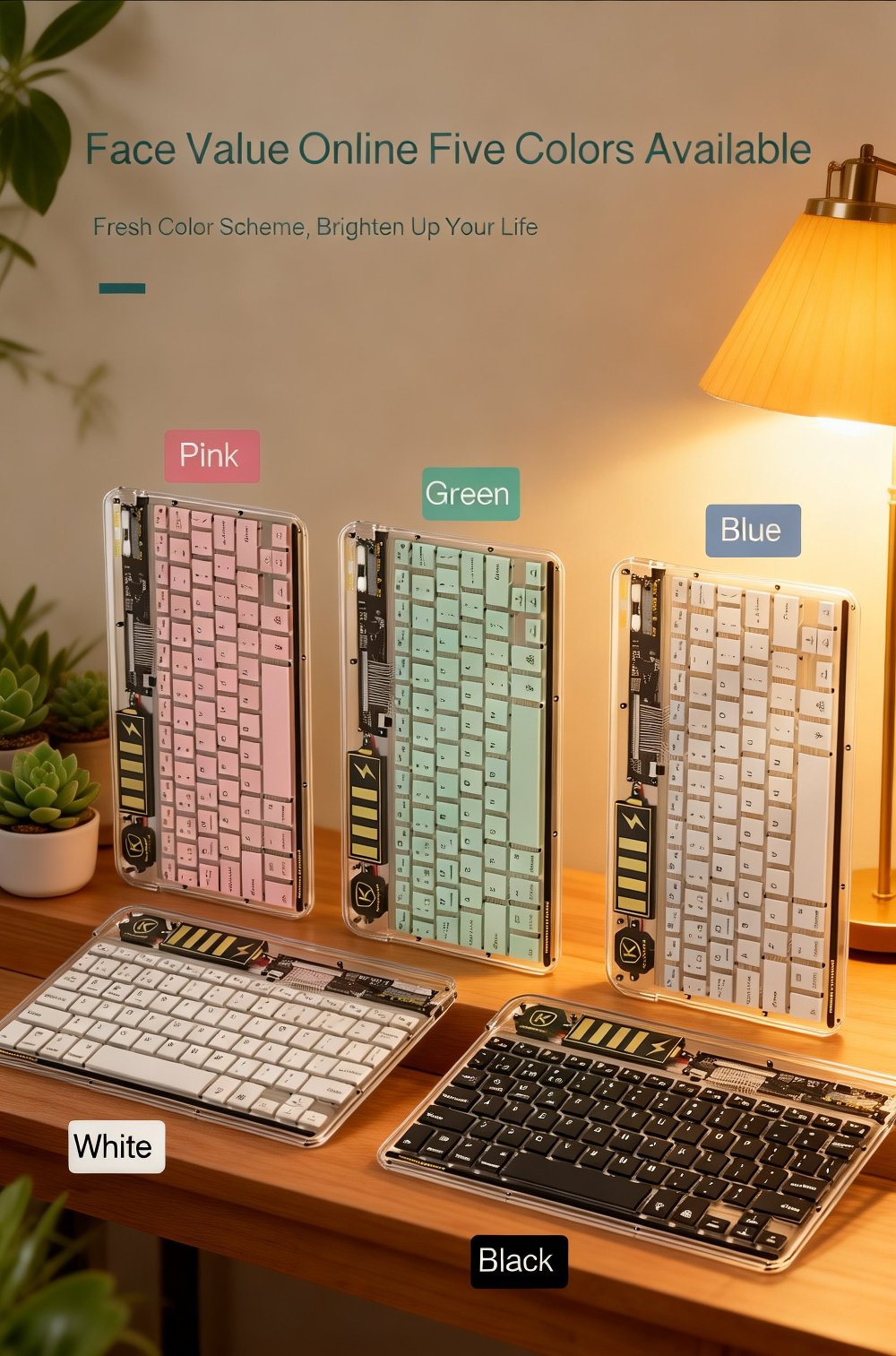 Wireless ultra-thin keyboard with multi-mode functionality