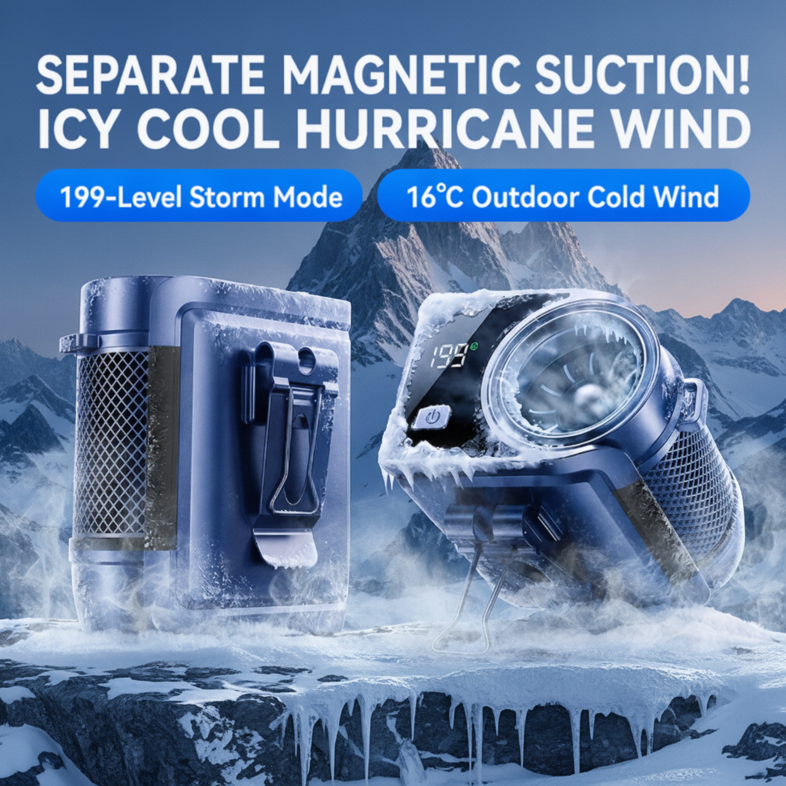 Portable Waist Clip Fan