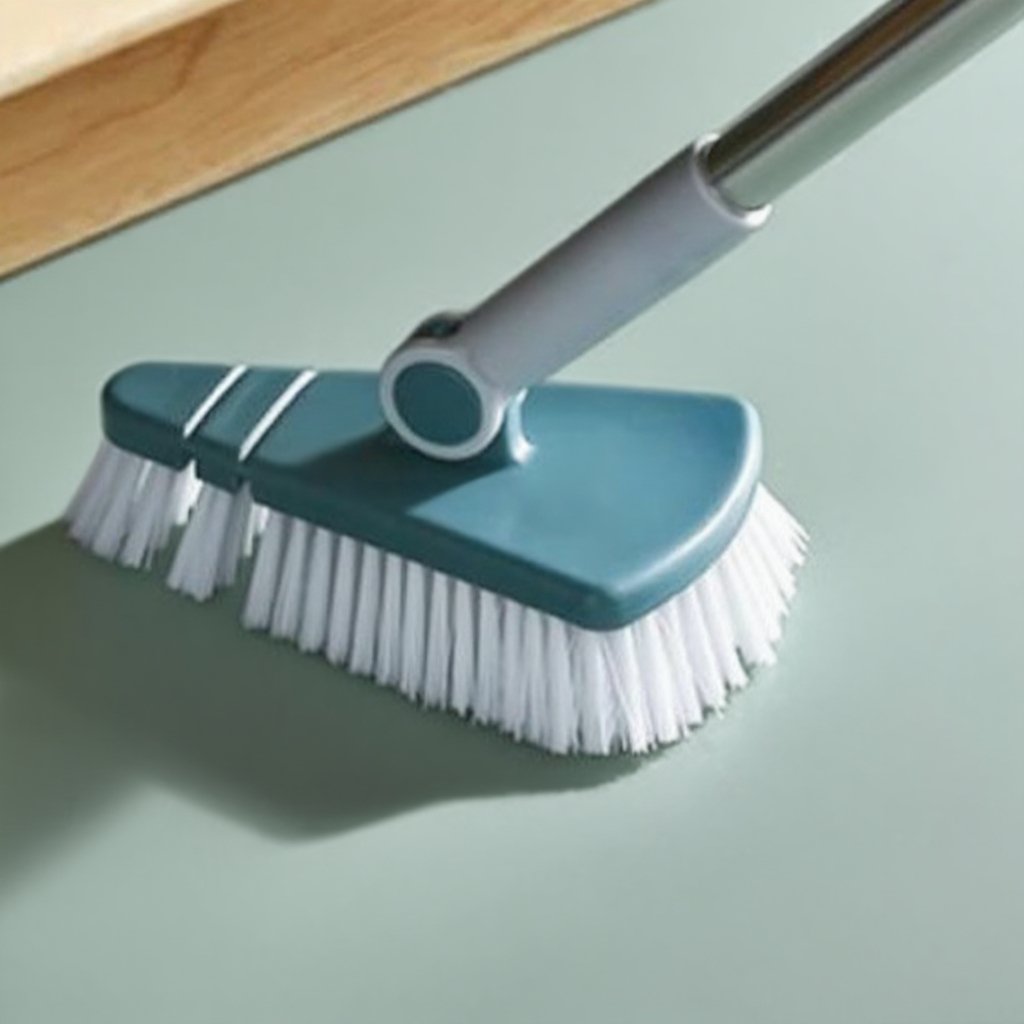 삼각브러시 청소솔 화장실솔 브러시 긴손잡이솔