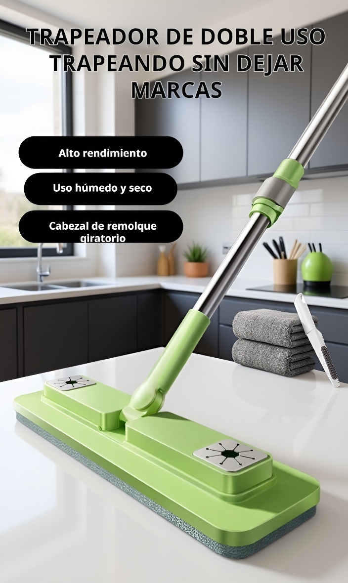 Mopa de tela resistente para todo tipo de superficies
