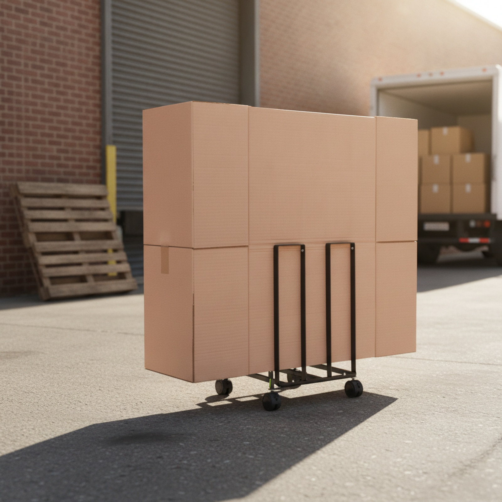 Movable Cardboard Organizer Rack