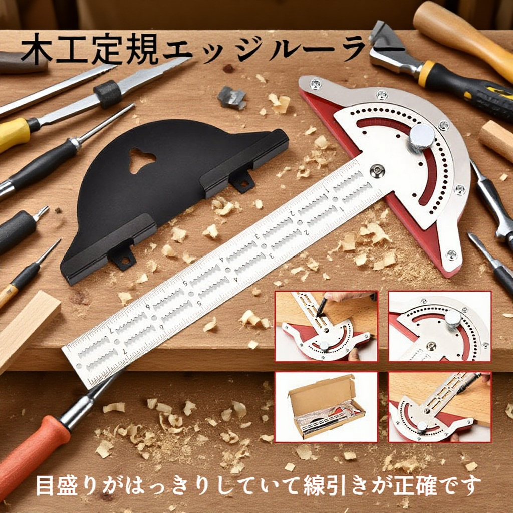 木工用インペリアル角度定規の全体画像