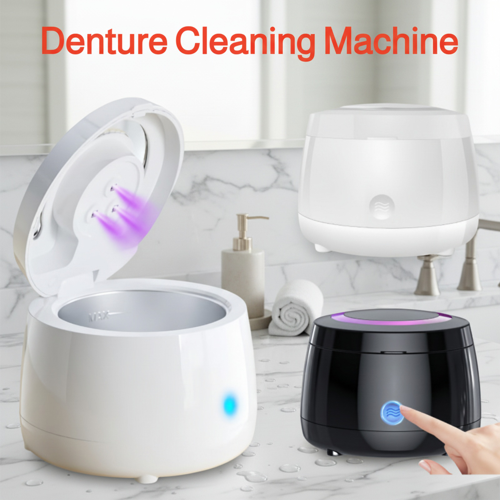 Multi-Functional UV Ultrasonic Cleaner for Glasses, Braces, Jewelry