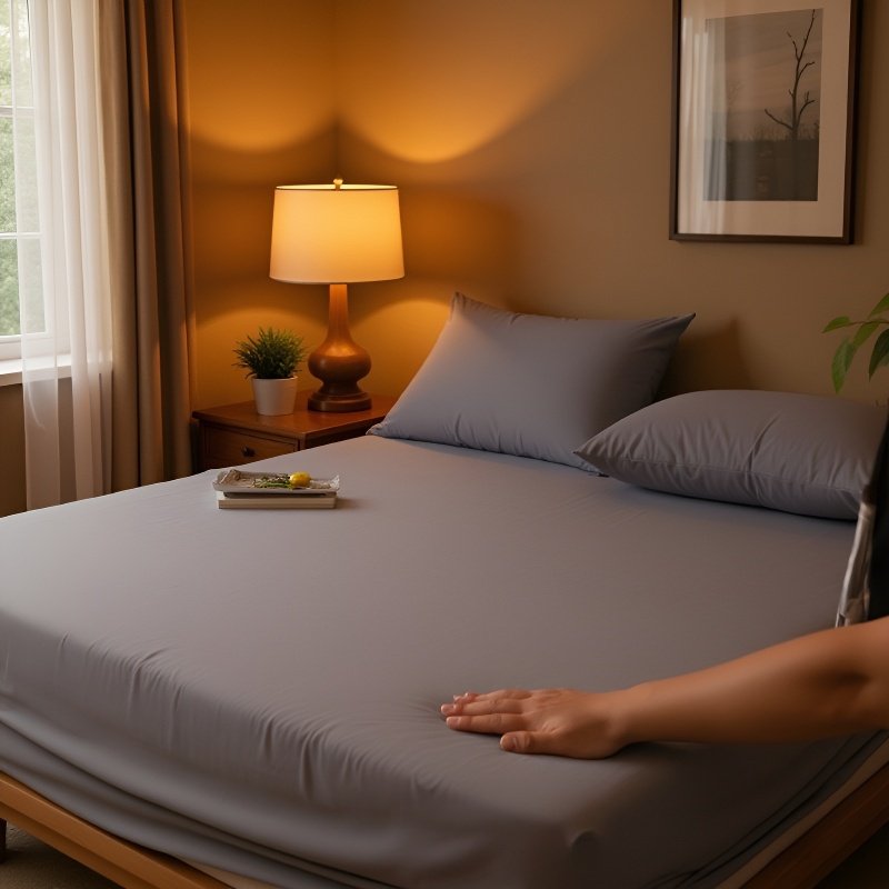 싱글 워싱 면 침대 커버 쓰리피스 침대 삿갓 보호 커버 기숙사 싱글 침대 워싱 면 침대 커버 침대 삿갓