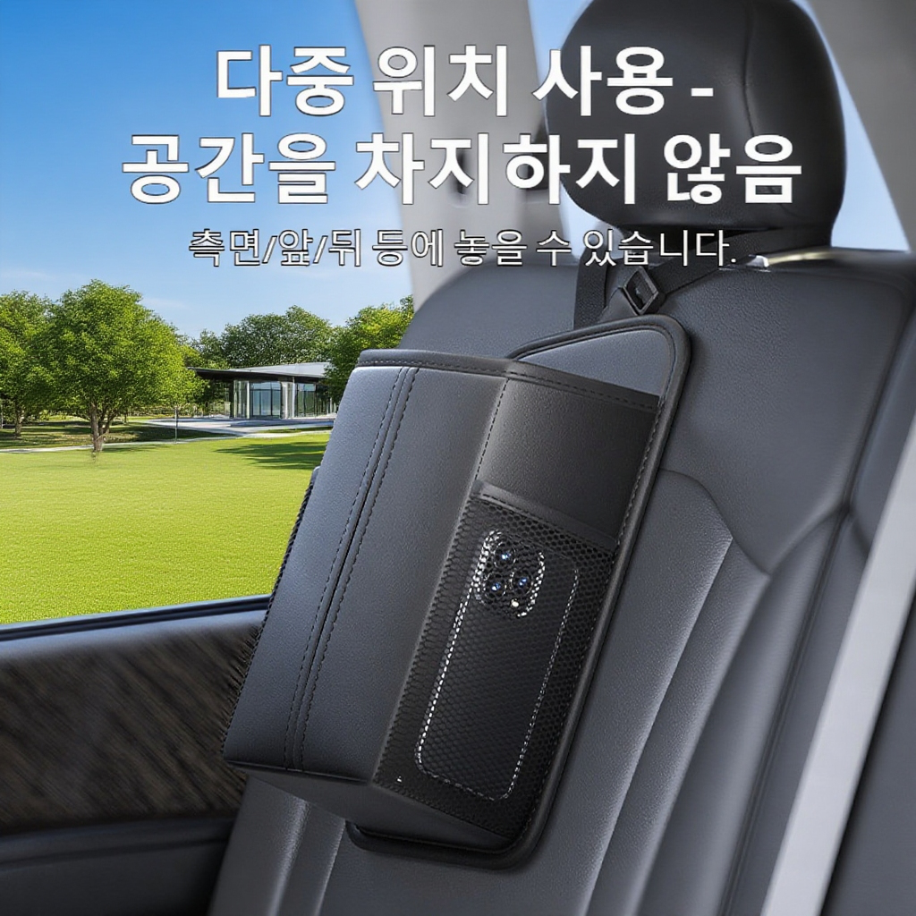 차량용 의자 등받이 걸이 수납 가방