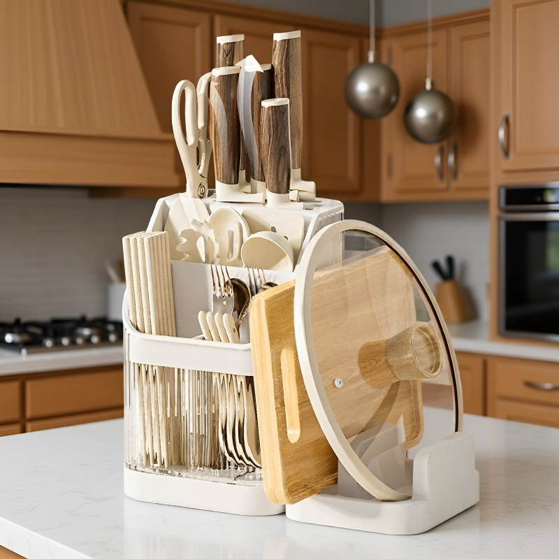 통합형 칼과 젓가락 보관대