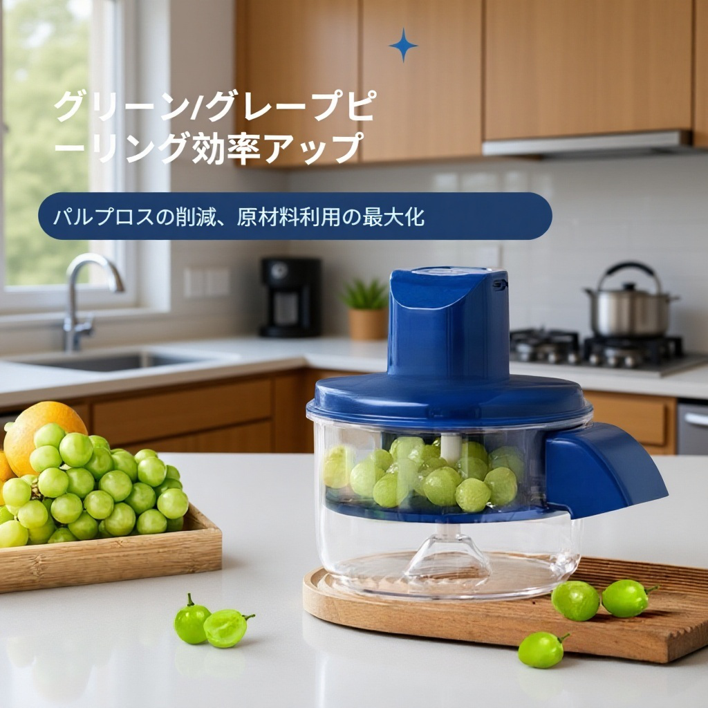 電動グレープ皮むき機 フルーツピーラー