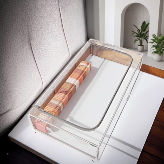 Boîte de rangement sous le lit avec roulettes et protection contre l'humidité