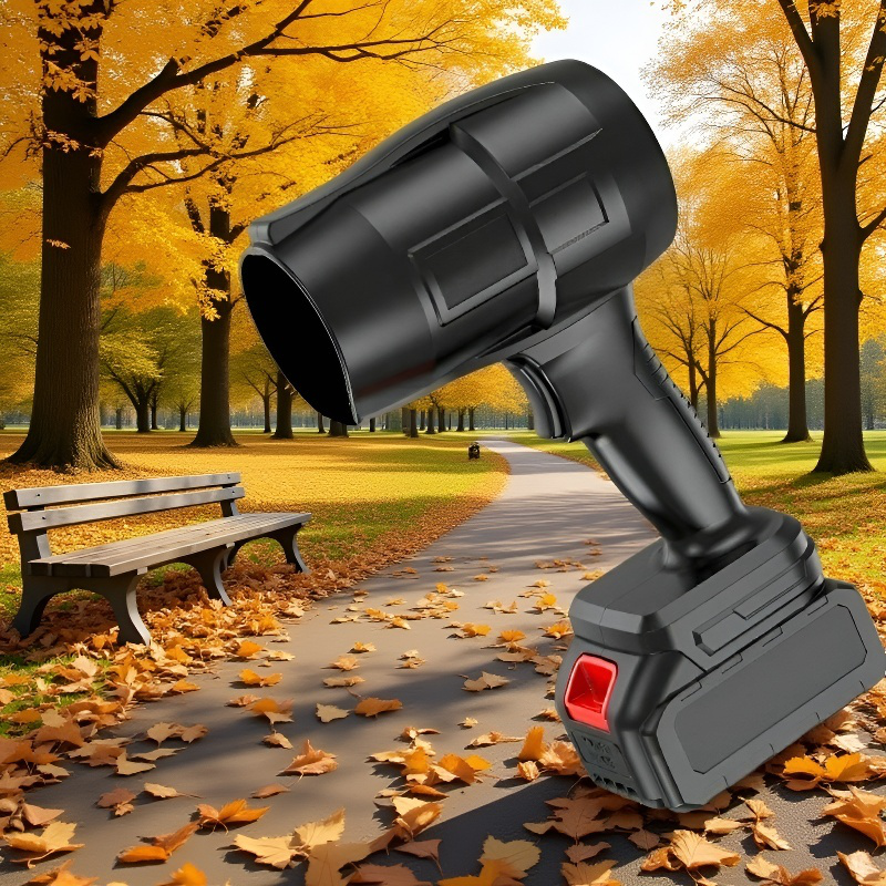 Kabelloser Hochleistungs-Haartrockner, Lithium-Akku, wiederaufladbarer Staubsauger und Laubbläser