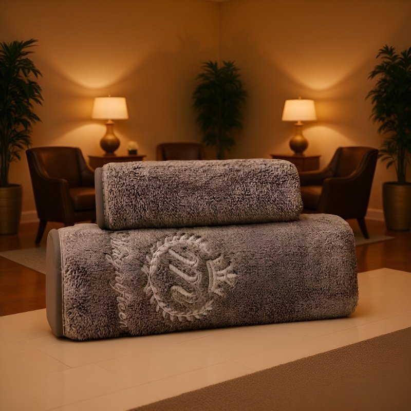 흡수성이 좋고 부드럽고 보푸라기가 없는 타월