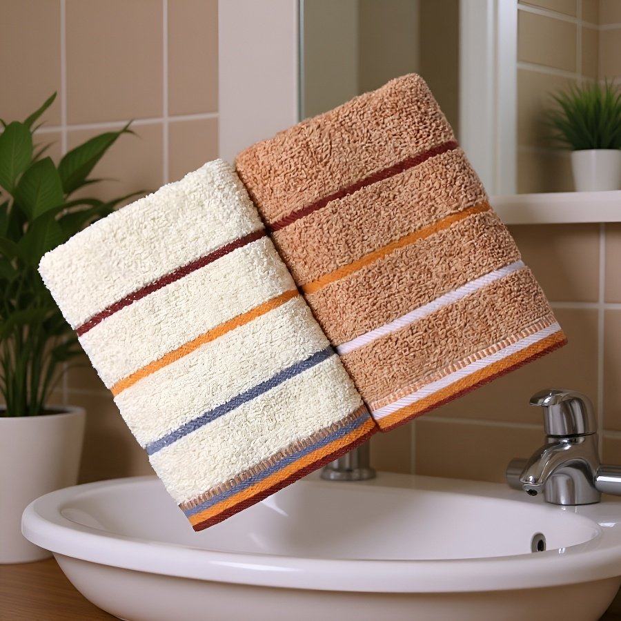 Soft and comfortable bath towel Face Towel washable Multicolor dryness hairless Thickened cotton was