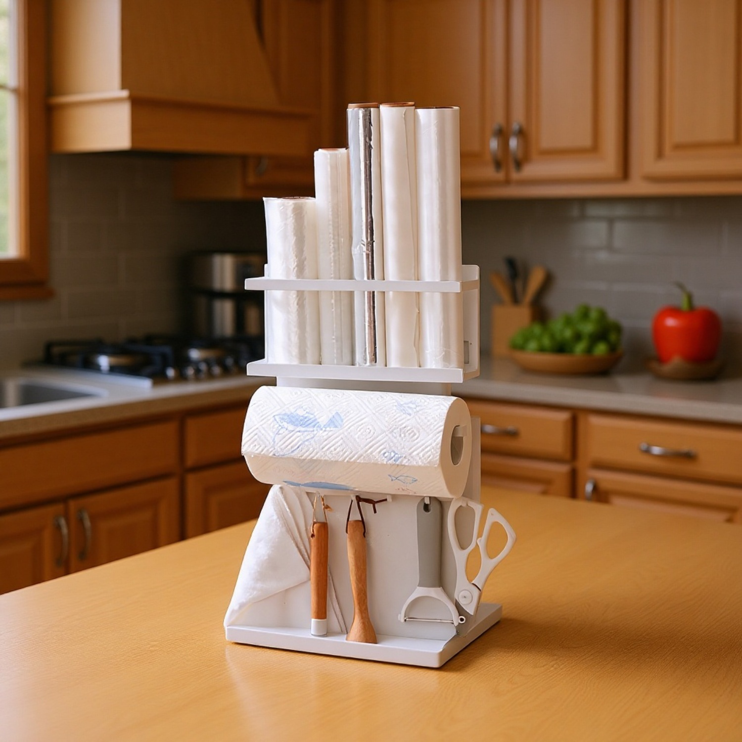 Magnetisches Aufbewahrungsregal für kleine Küchen