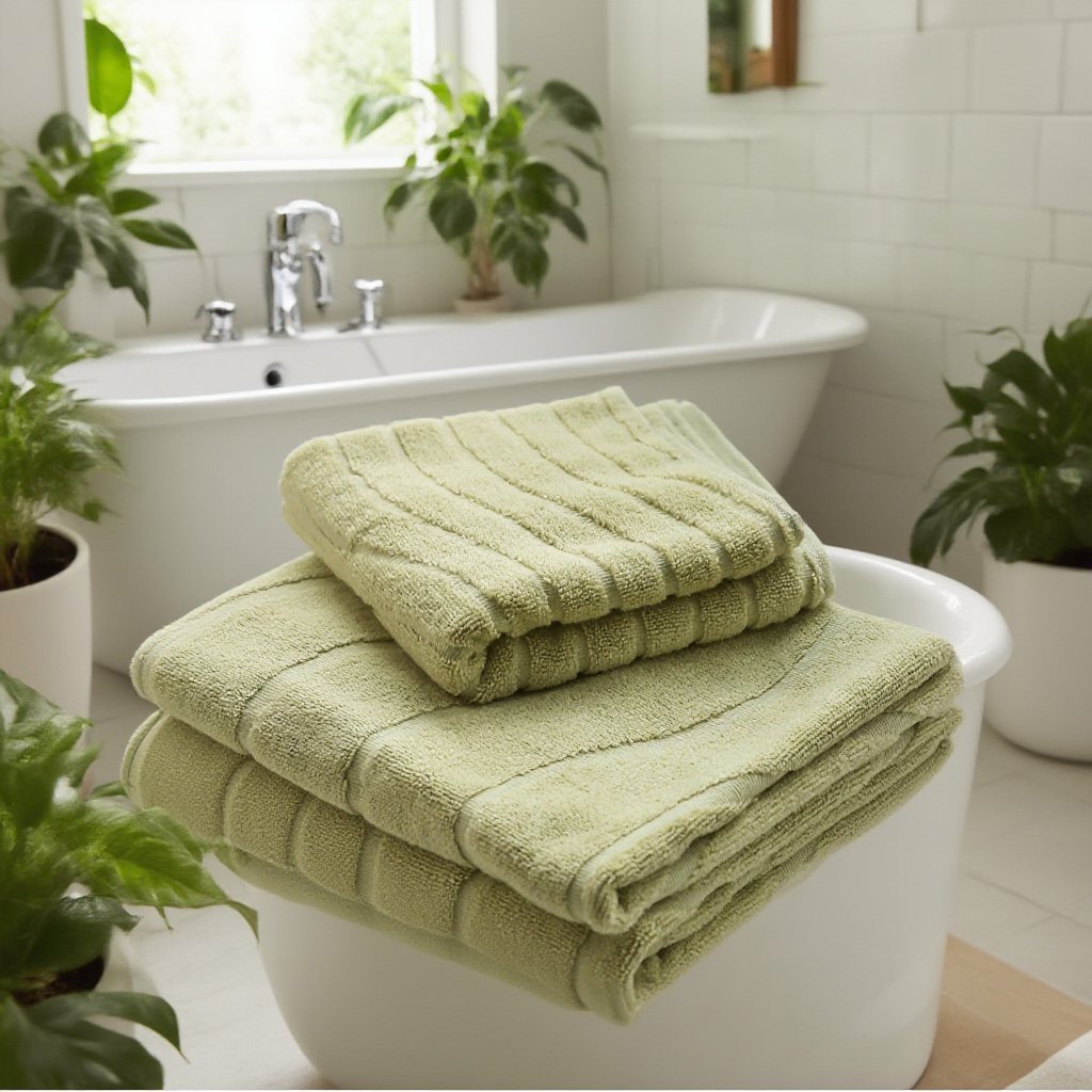 純色純棉成人浴巾