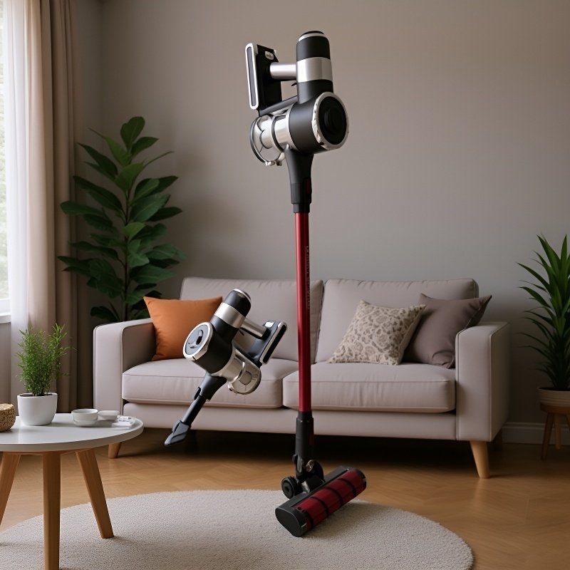 家庭用ポータブル充電式コードレススティック掃除機