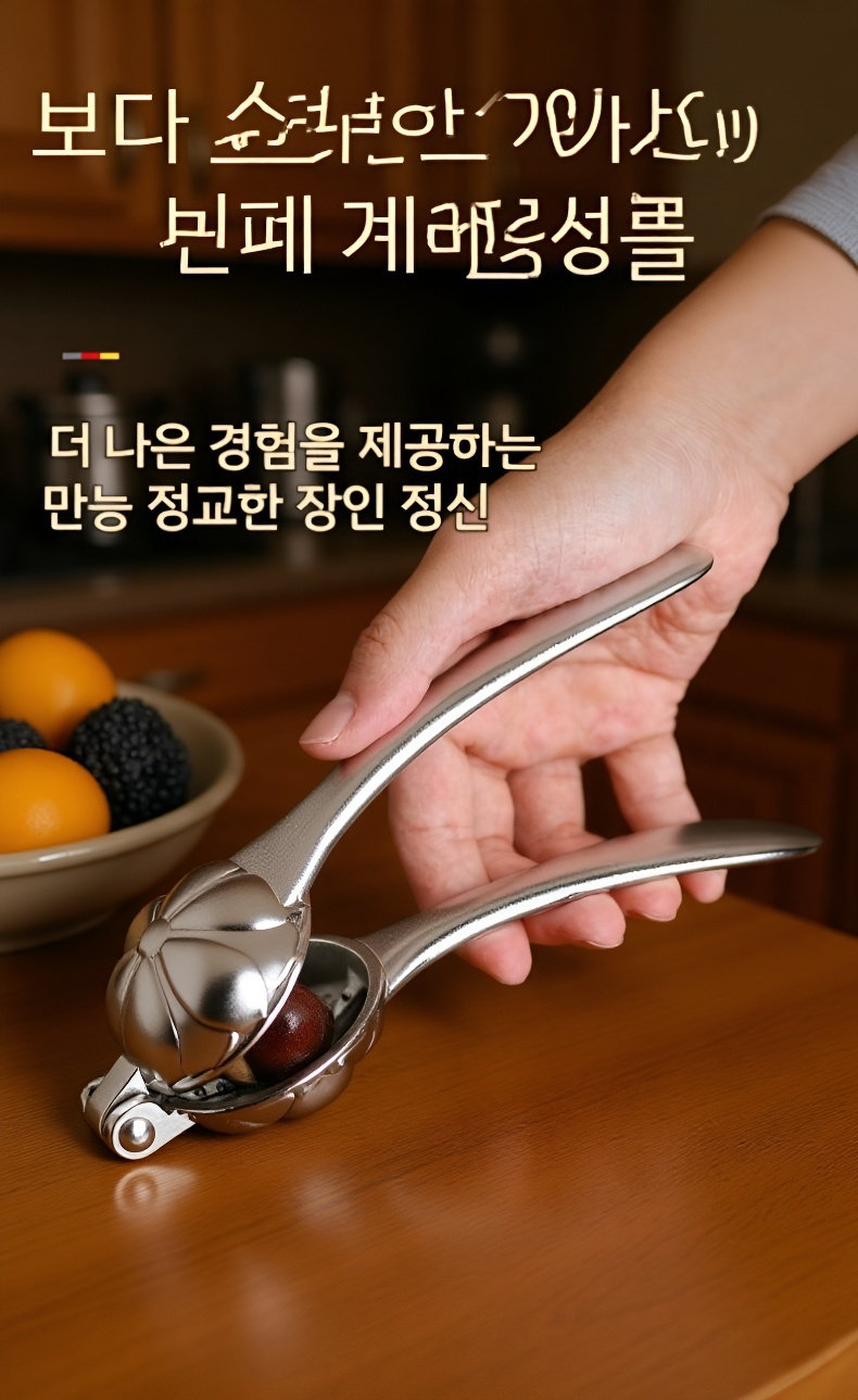 호두, 밤, 아몬드 등 다양한 견과류에 적합한 집게