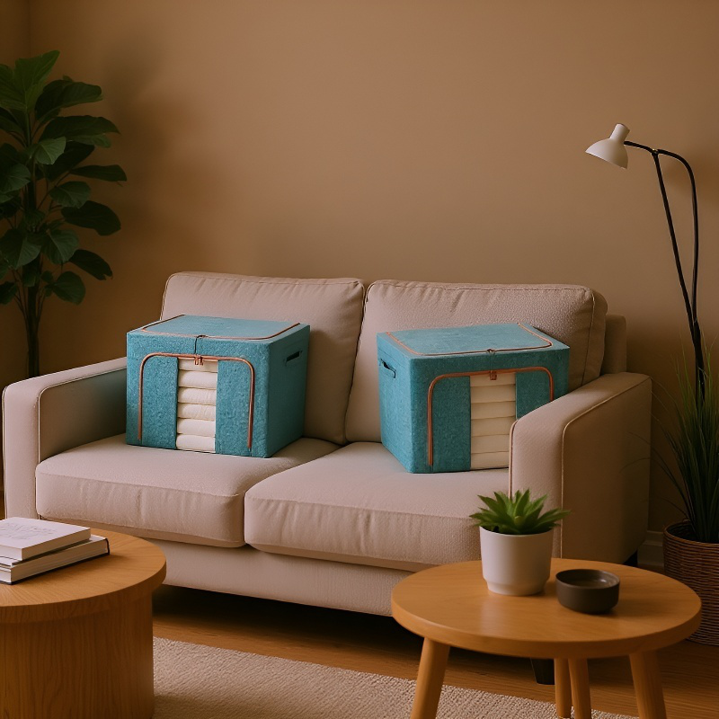  대용량 창문형 두꺼운 옷 수납함