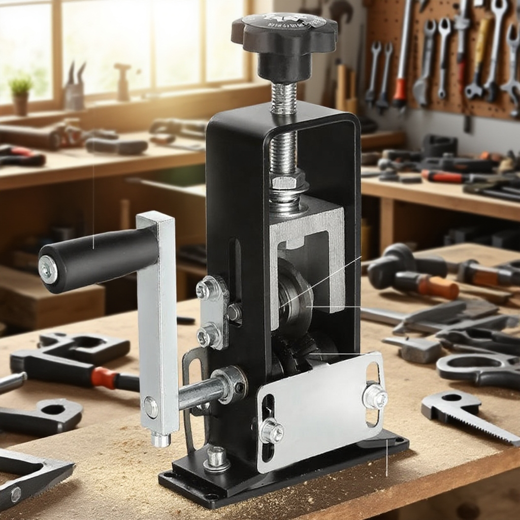 ワイヤーストリップマシンの高効率剥離シーン